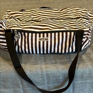 Henri Bendel Striped Duffel Bag
